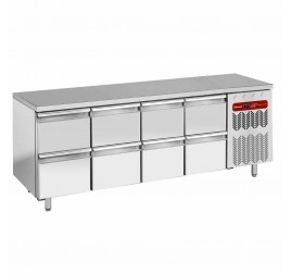 8 fiókos Diamond hűtött munkaasztal